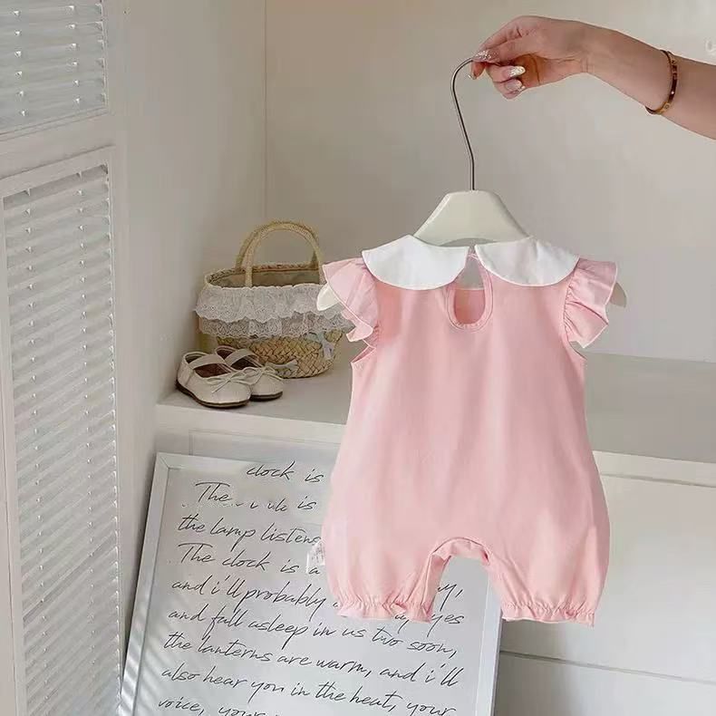 Summer new arrivals: cute cartoon baby rompers & crawling suits - korean style short-sleeve bodysuits for infants