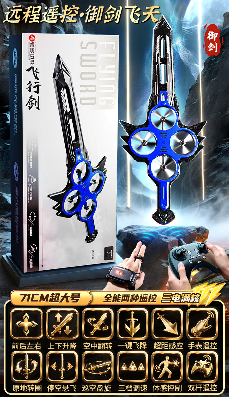 Best selling sword flying aircraft somatosensory remote control toy sword follow your heart model gift for boyfriend airplane model