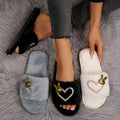 New arrivalcute cartoon cotton slippers for women autumn winter indoor and outdoor heattechfor homefleece-lined large size fur slippers