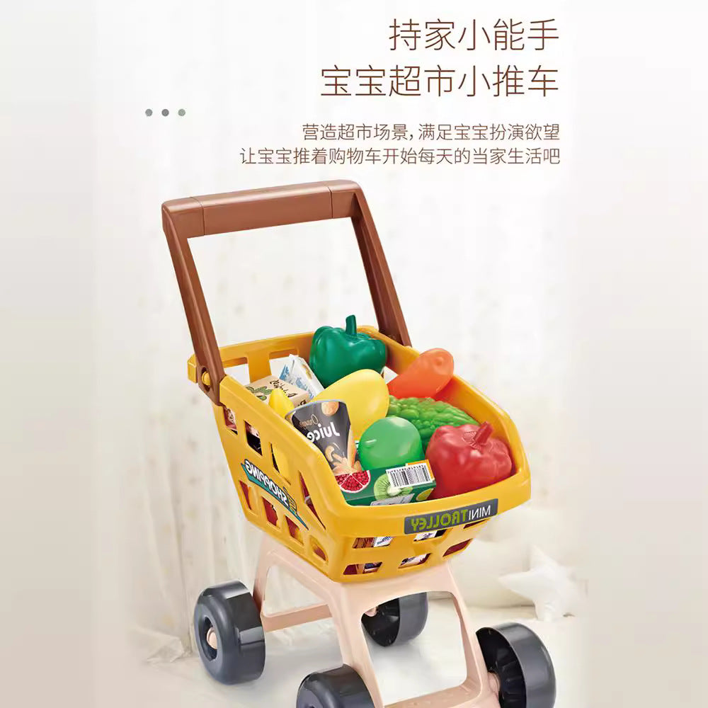 Realistic pretend play educational toys - kids' supermarket cash register - birthday gift for girls aged 3-6 - cross-border e-commerce