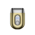 Mini alloy electric shaver reciprocating washable digital display fast charging travel portable razor beard trimmer cross-border