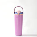 New fruit-themed insulated tumbler, 30oz cross-border handheld insulated cup, 304 double-walled stainless steel flip-top tumbler - wholesale