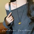 New chinese style gourd pendant necklace - x2010 gold