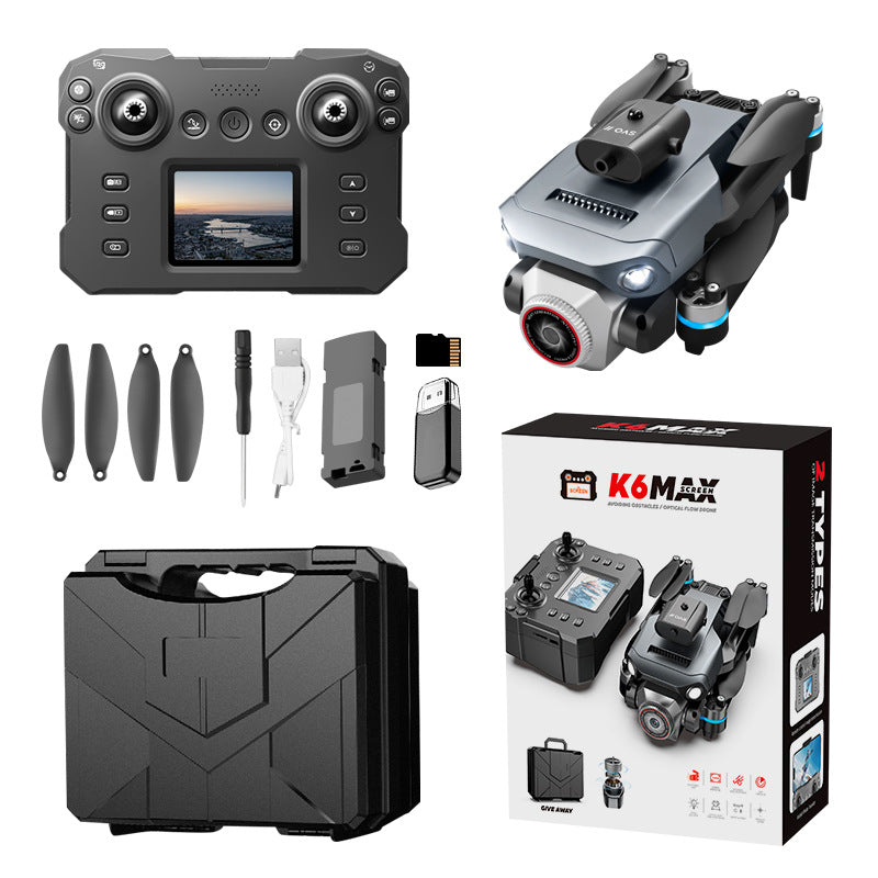 K6 max drone with screen remote control - professional aerial photography, long endurance, brushless motor aircraft, remote control airplane toy