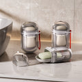 Transparent light luxury premium soap dish - travel-friendly mini soap box with airtight lid and drainage