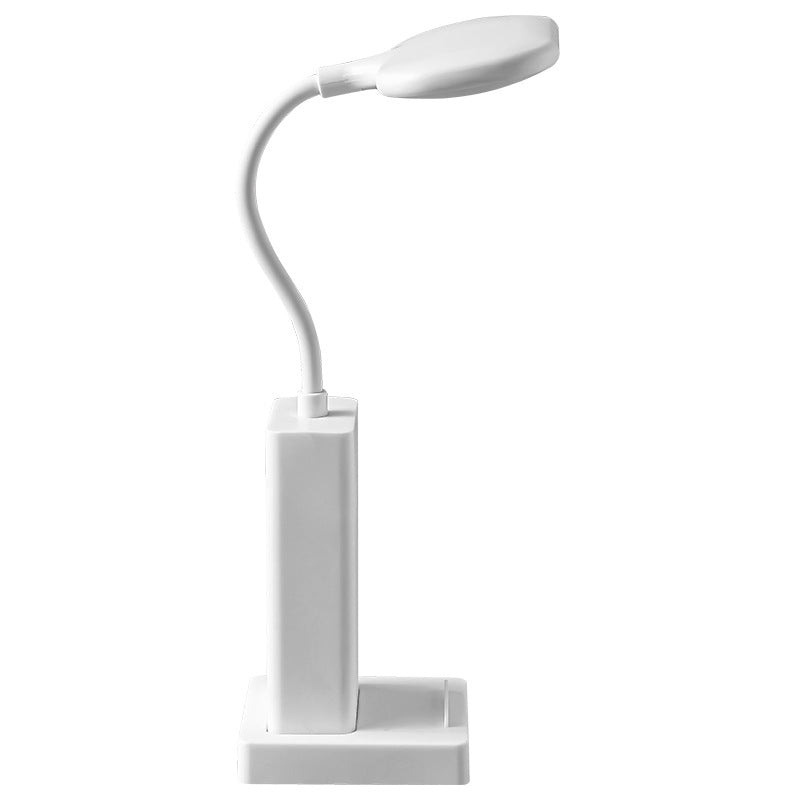 Eye-care desk lamp for study, dorm room, and reading - rechargeable, minimalist night light for bedroom bedside