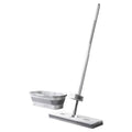 new hands-free flat mop - no-rinse, one-step cleaning for home use - lazy person's floor cleaning tool - large mop head