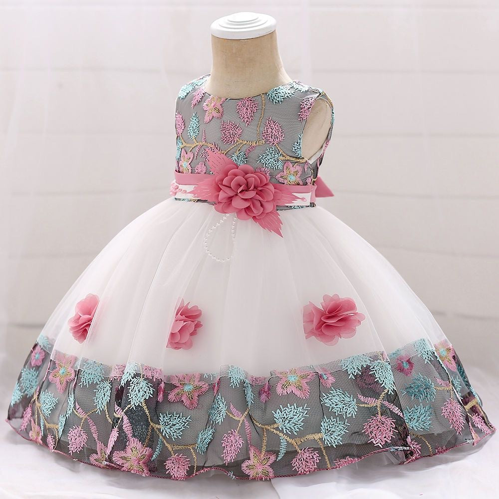 Girls' summer dress  new style fashionable girls' children's princess dress baby girl vest dress