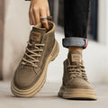 Men's spring new arrivals: british retro mid-cut martin boots, men's casual work shoes, trendy low-top ankle boots, leather shoes