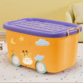 Large capacity kids' clothing storage bin - extra large organizer for baby toys, dolls, books, and more