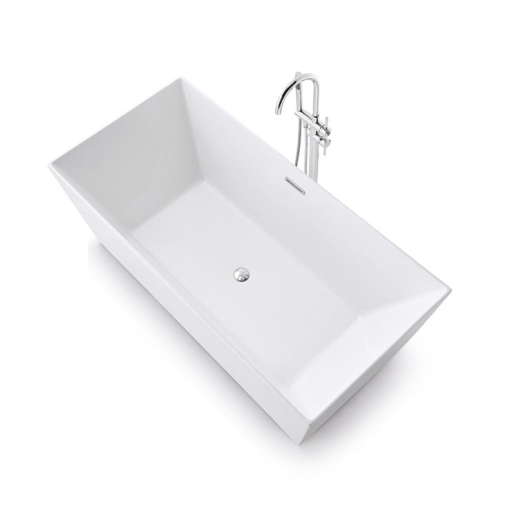 Sannora bathroom small household hotel B & B project rectangular acrylic independent integrated bathtub