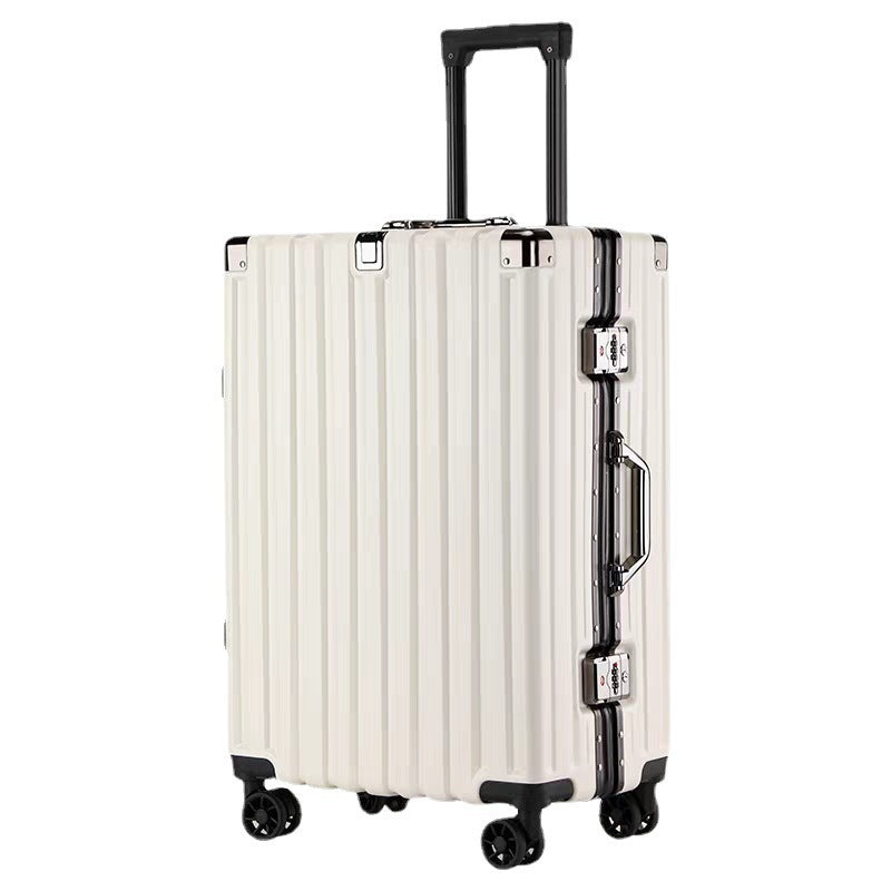 Hongfu Kangaroo aluminum frame trolley case universal wheel suitcase female 24-inch scratch-proof password box boarding case leather case male