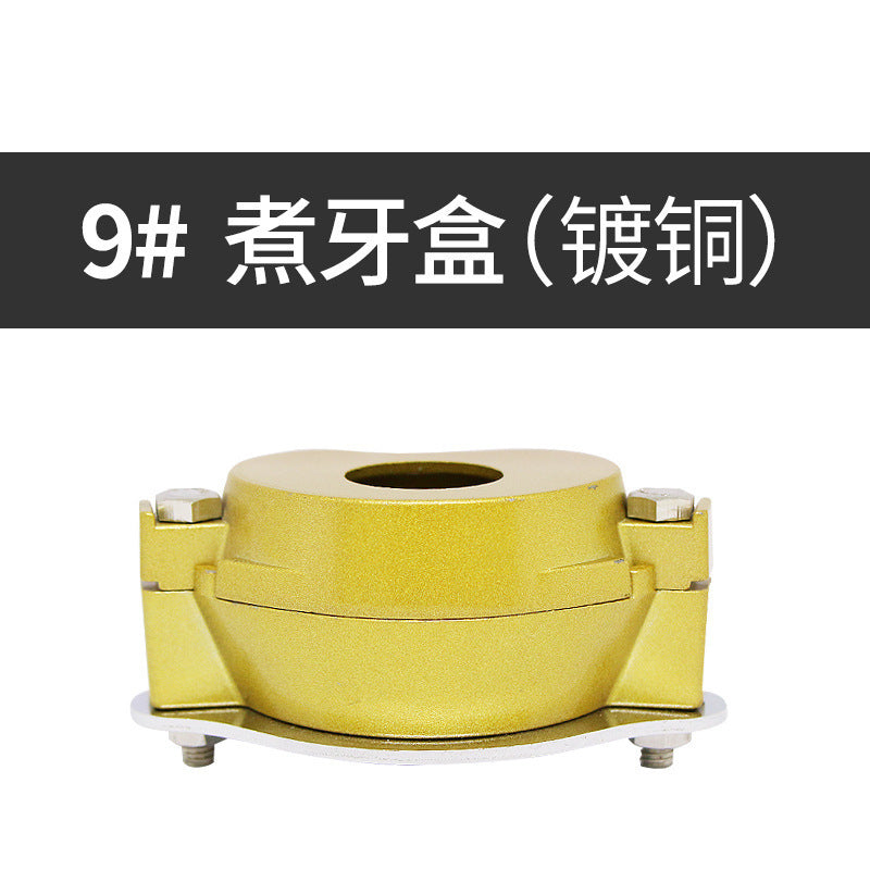 Dental boil box Copper denture technician processing Dental instruments with screws 7 #8 #boil box Double hole extra large