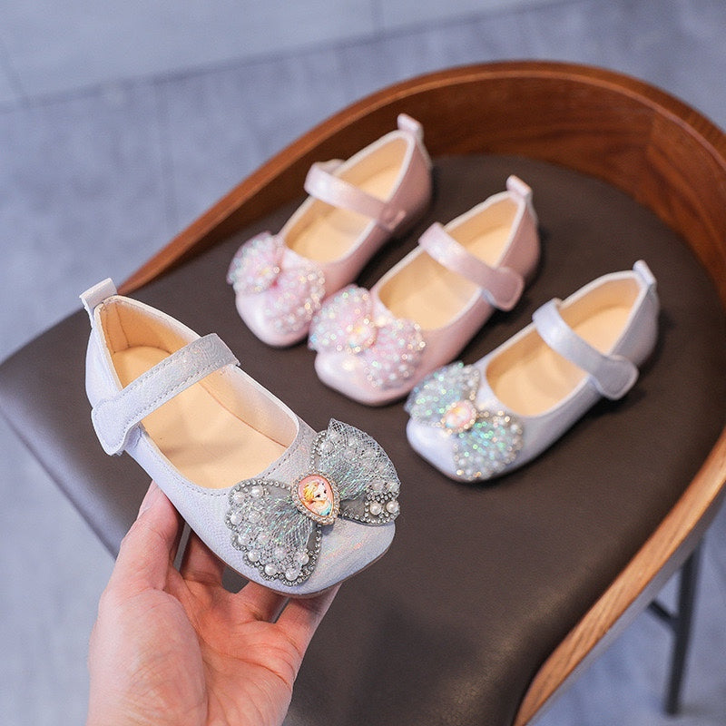 summer new princess shoes fashion soft sole baby shoes velcro performance shoes breathable children's shoes girls