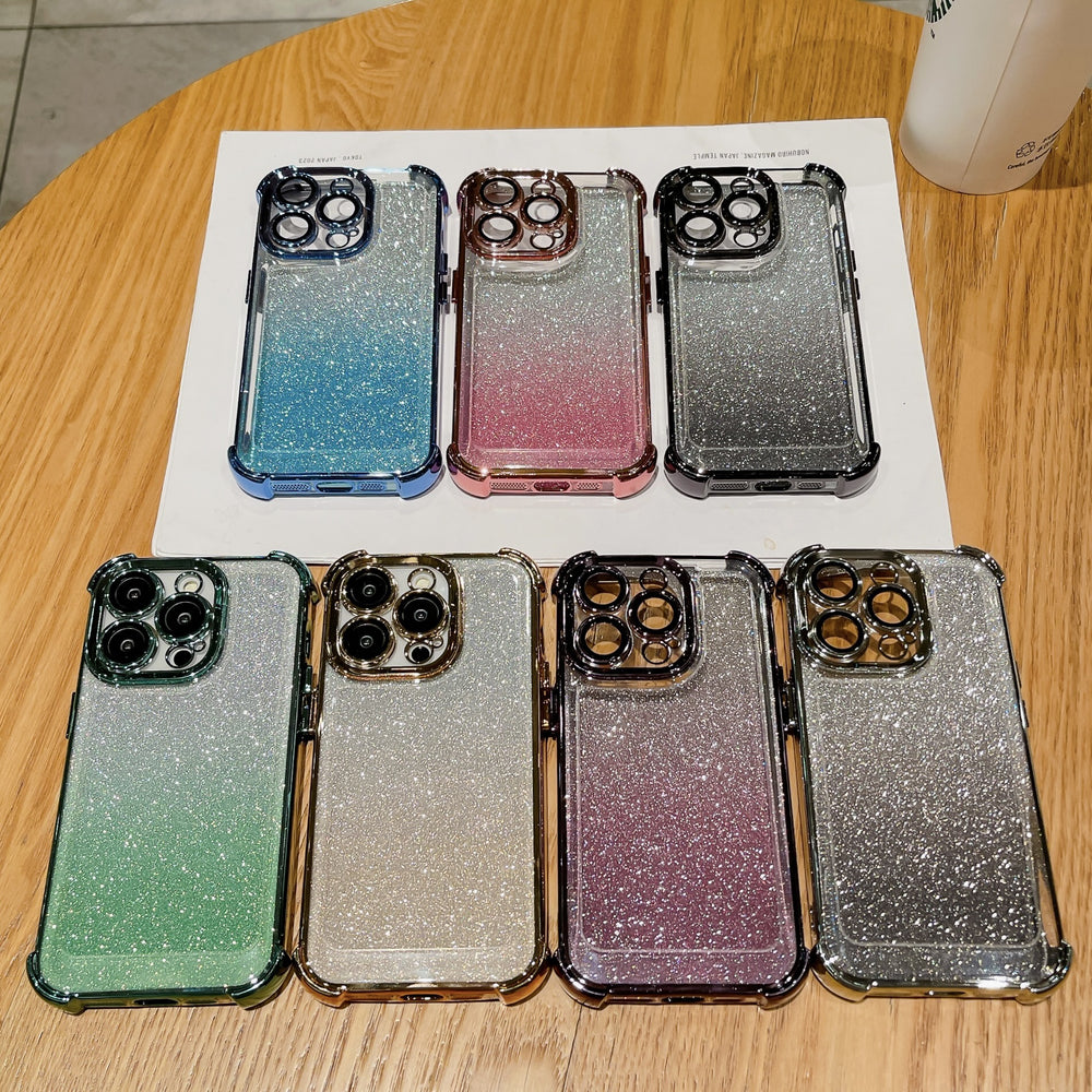 All-inclusive lens film four-corner airbag apple 17 mobile phone case suitable for iphone14 anti-fall 13promax protective cover