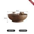 Second-hand style large and small round coffee table for home small apartment living roomaccessible luxury creative chinoiserieretroclassysensecasual coffee table