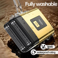 reciprocating double-blade electric shaver, portable, car-mounted, waterproof, menfor home, fast charging razor