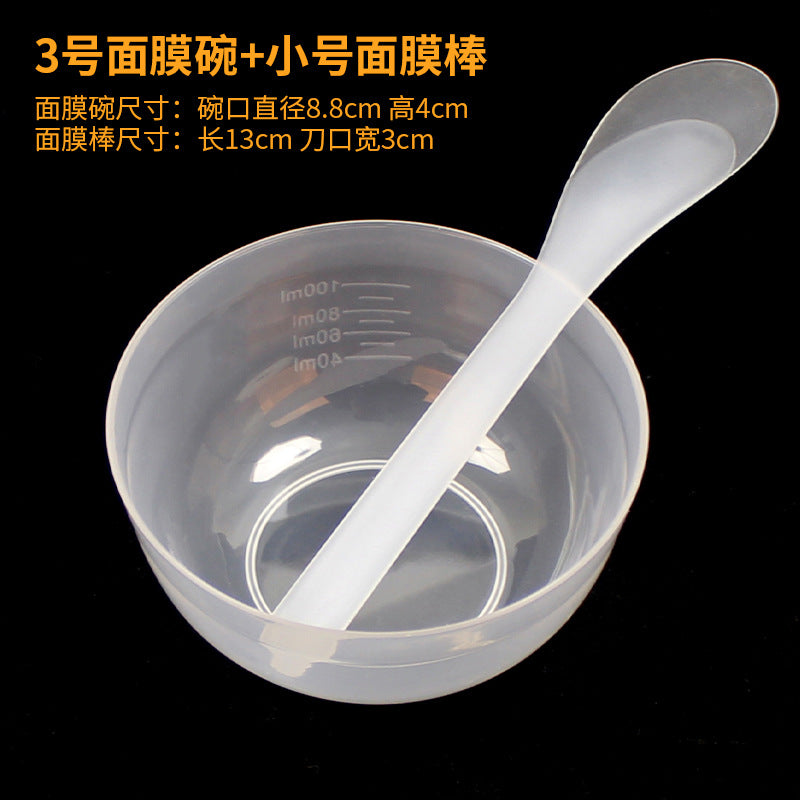 Wholesale plastic bowls for spa & beauty: mixing bowls, mask spatulas, #3 bowls, mask applicators, stirring sticks, mask tools, mask bowls