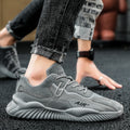 2025 new spring breathable korean style trendy mesh athletic men's shoes - versatile casual spring running dad shoes