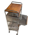Narrow gap cart - minimalist, light luxury floor storage rack - living room snack organizer - ultra-slim, movable storage for tight spaces