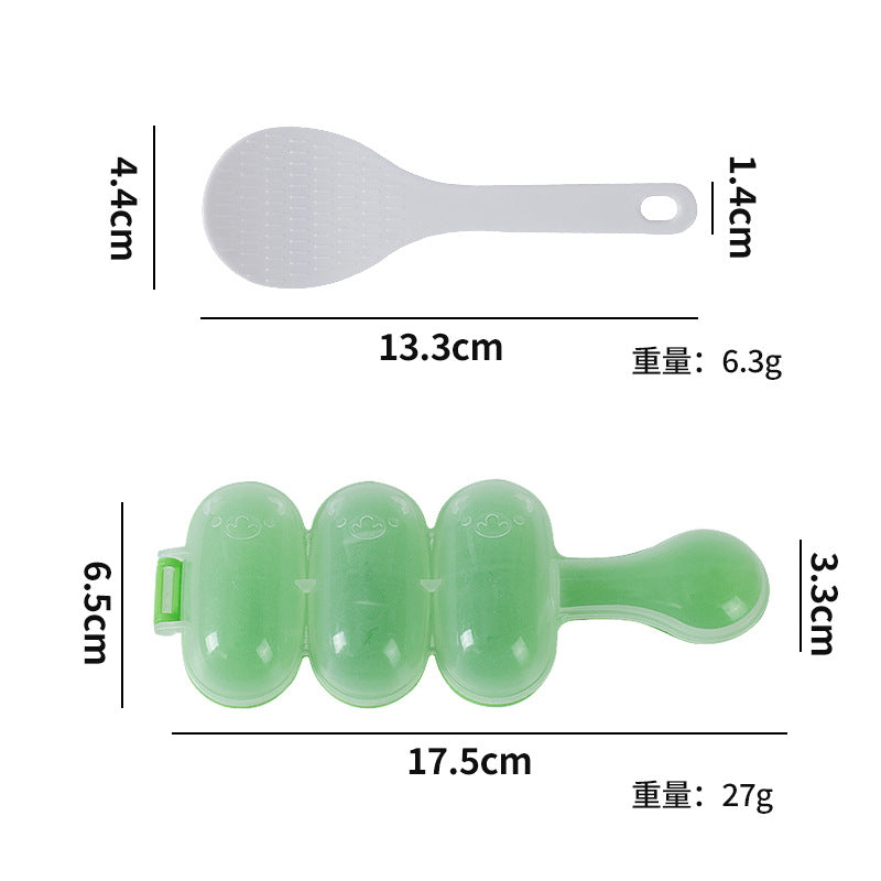 Rice ball shaking handy gadgetkids shake to make rice ball shape mold shake to feed the baby handy gadget