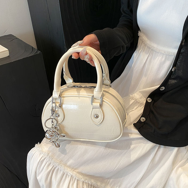 Classy silver small bag for women new arrival popular easiest for match crossbody bag fashion super popular satchel bowling bag