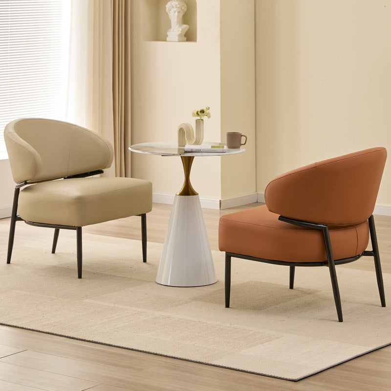 Minimalist modern light luxury sofa chair - ideal for sales centers, beauty salons, cafes, office reception areas, lounges, and meeting spaces