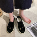 European and american export  new arrival: women's slip-on loafers, sizes 35-45, premium style, chanel-inspired, easy slip-on, rubber sole