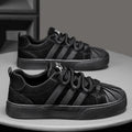 Shell toe men's shoes spring and summer construction site work all black labor protection work shoes waterproofmentrendy brand sports sneakers thick sole