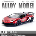 Large jeep wrangler alloy artificial 1:24 model bugatti lambo car kids toy men's gift ornaments