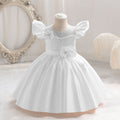 New in: ready-to-ship girls' formal dresses - floral print princess dress for piano recitals and special occasions