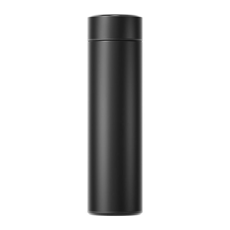 Digital display 316 stainless steel thermos - smart temperature monitoring, straight cup design, business gift, promotional water bottle with custom logo