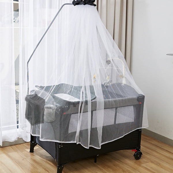 Crib Splicing Queen bed Multifunctional crib  Cross-border Foldable Mobile Convenient BB Shaker