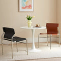 Same-day shipping on vintage-inspired dining chairs, stainless steel bauhaus leisure chairs, modern saddle leather chairs, backless chairs, and office chairs