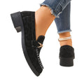 spring/autumn new arrival: plus-size chunky sole loafers for cross-border e-commerce. sizes 36-43 available. bulk orders welcome. dropshipping available for  and