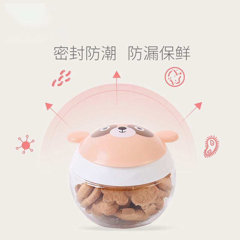 Manufacturer's baby snack box Portable out snack bowl Anti-spill snack cup Baby complementary food storage box