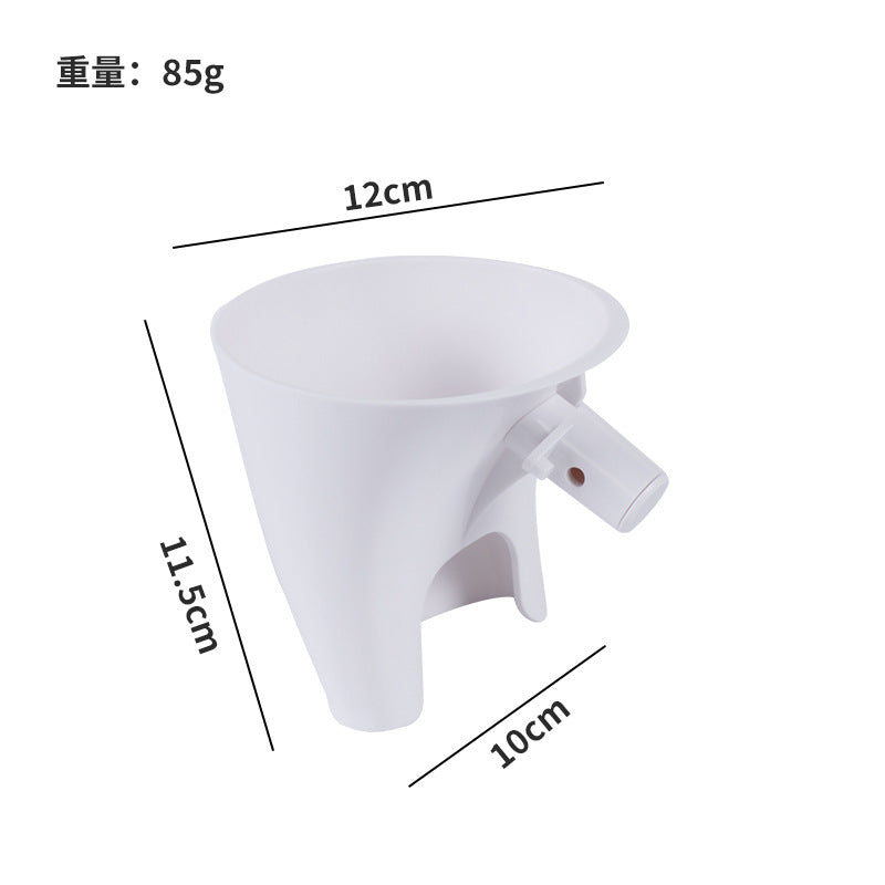 Kitchen assistant stand mixer flour funnel plastic tilt mixer funnel mixer cross-border hot selling