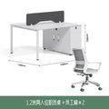 Two-person staff table 1.2m + matching chairs*2 (free shipping in jiangsu, zhejiang and shanghai)