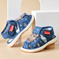 Baby cloth sandals for boys, summer, ages 0-1-2-3 years, infant anti-slip soft sole squeaky shoes, girls' first walker shoes, baby shoes