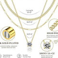new arrivalins style multi-layered necklace european and american fashionniche stylestylish cuban chain clavicle chain for women