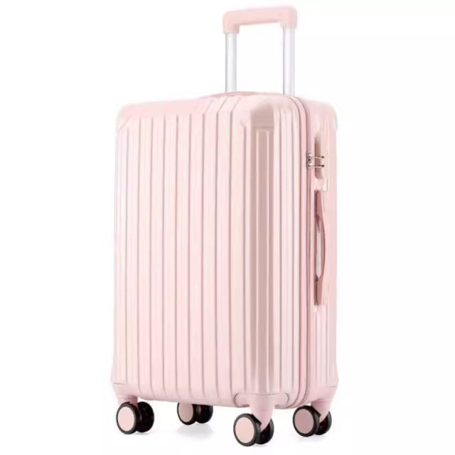 Luggage box for women, small 20inch pull rod box, universal wheel 24inch male student, durable and strong password travel leather box