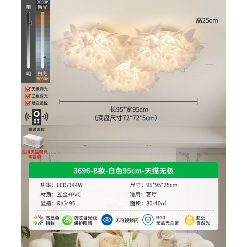 Living room light 2025 new hall light eye protection creative ceiling light modern simple main light Zhongshan lighting E