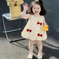 【dropshipping】summer baby girl dress infant first birthday party dress tulip skirt little girl vest dress girls' dress