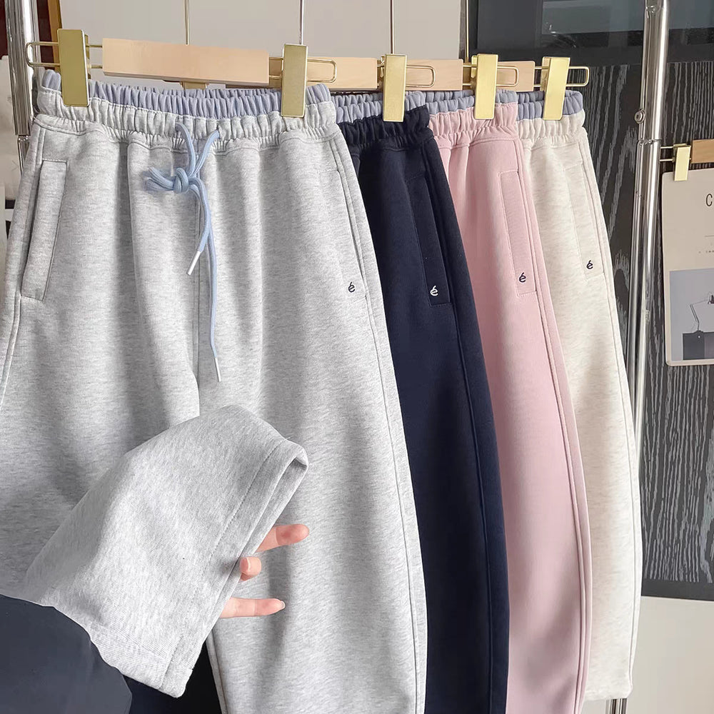 Korean style fashion spring new arrival sports casual pants  spring and autumn hot style loose versatile drawstring scimitar sweatpants for women