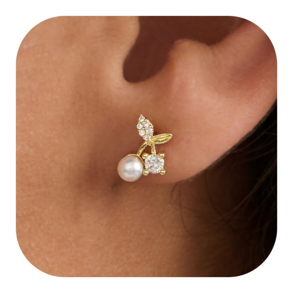 European and american cross-border hot seller: fashionable, exquisite, compact, and luxurious pearl pendant earrings for women - exuding a high-end, elegant, and sophisticated "it girl" vibe