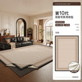2026 new vintage-inspired removable & washable area rug - living room retro style, easy-clean, premium double-layer, machine washable floor mat
