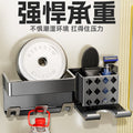 Hair dryer toothbrush all-in-one storage rack gun gray electric bracket bathroom punch-free wall-mounted mouthwash cup dental equipment
