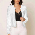 Silver large sequins
