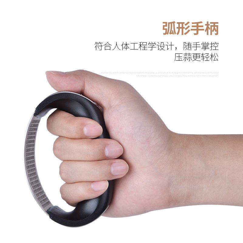 Garlic press, garlic grinder, new arrival ring stainless steel garlic press, garlic clip, handy gadget, garlic peeling, for home kitchen gadget