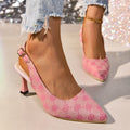 2026 summer new arrival: plus-size french chic high heels - elegant women's stiletto pumps, pointed toe, low-cut